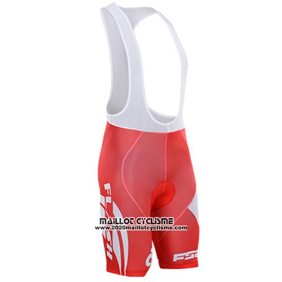 Maillot Ciclismo To The Fore Rouge et Blanc Manches Courtes et Cuissard